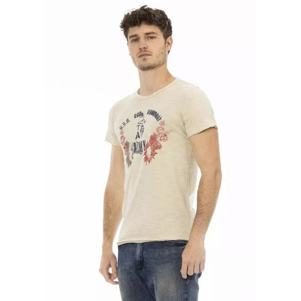 TRUSSARDI Action T-shirt voor heren Zand 2AT17D005