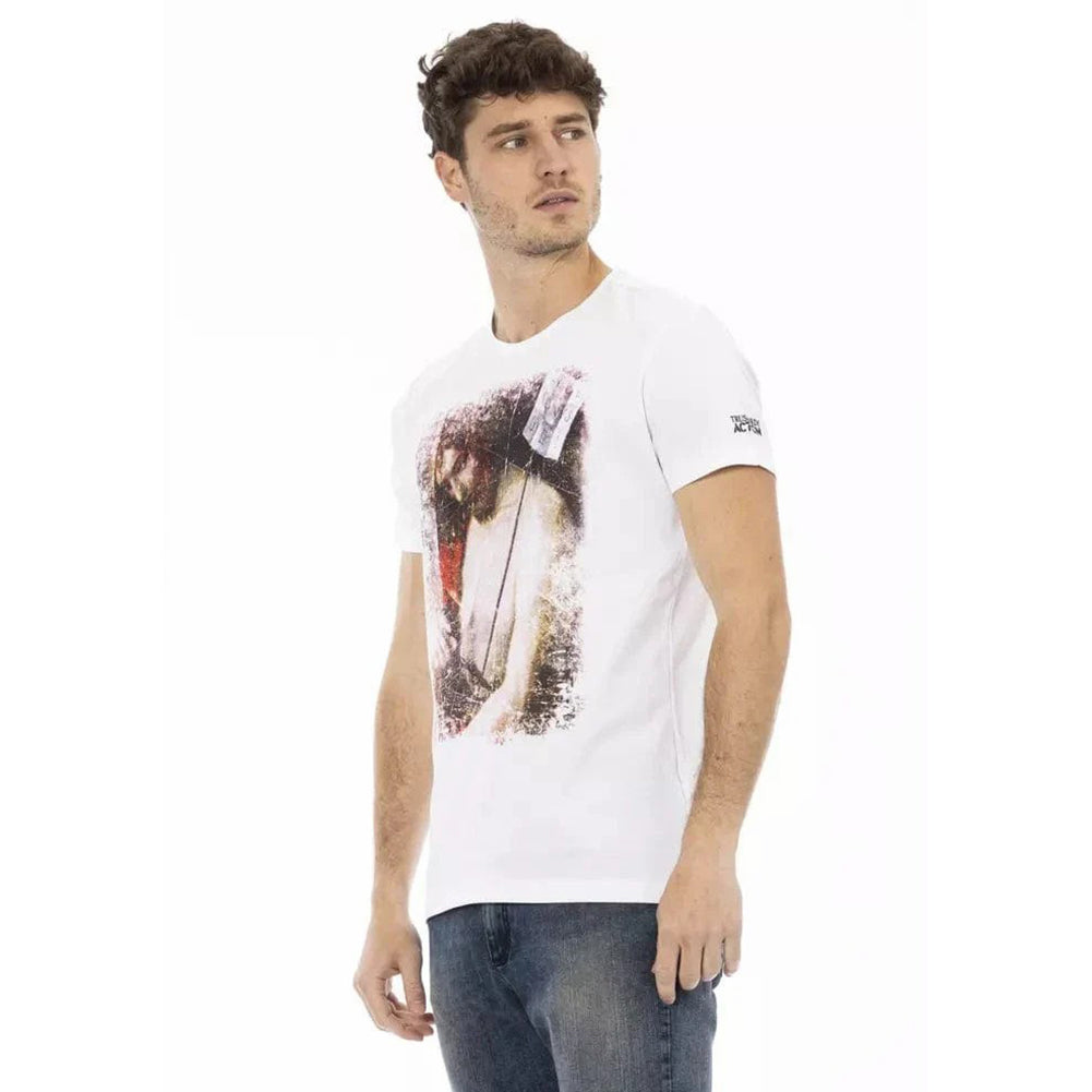 TRUSSARDI Action Heren T-shirt Wit 2AT20001