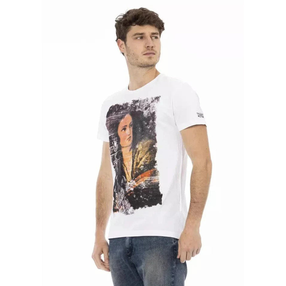 TRUSSARDI Action Heren T-shirt Wit 2AT21001