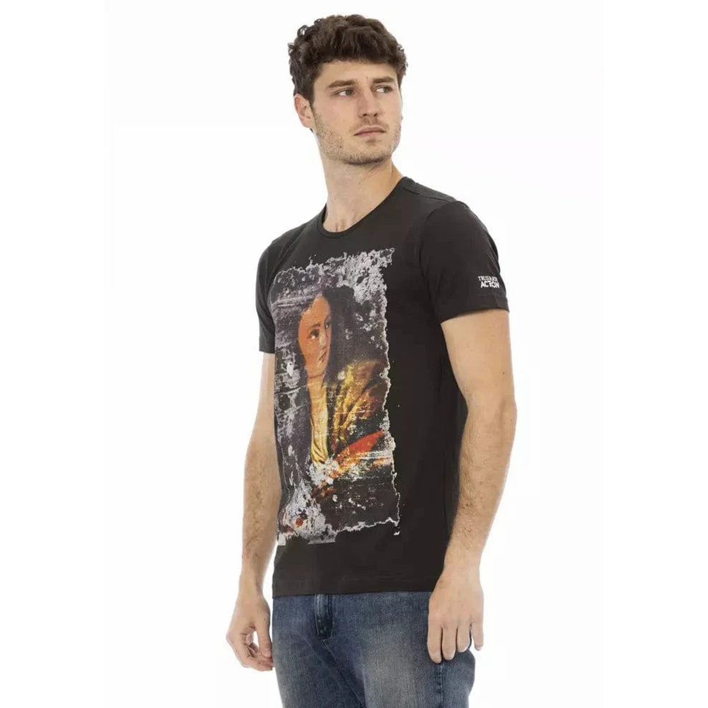 TRUSSARDI Action Heren T-shirt Antraciet 2AT21004