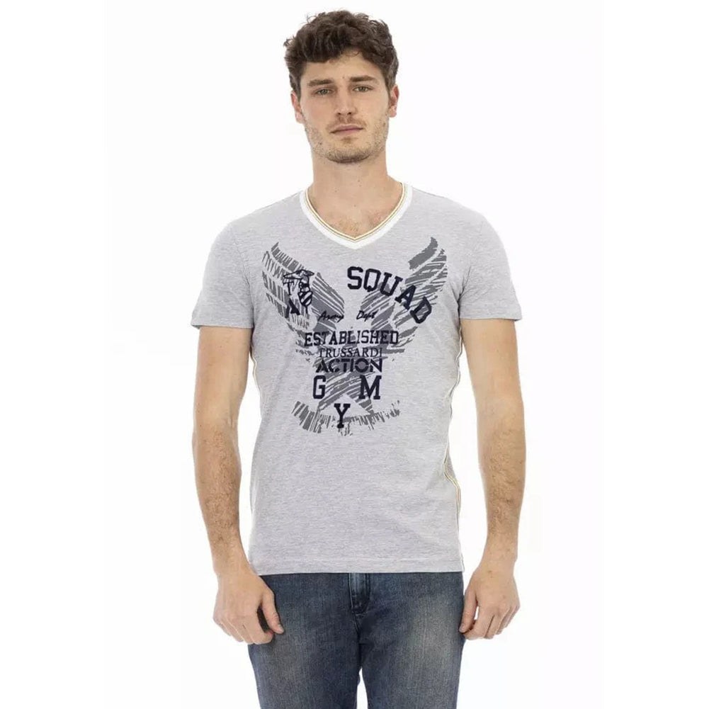 TRUSSARDI Action T-shirt voor heren grijs 2AT21A013