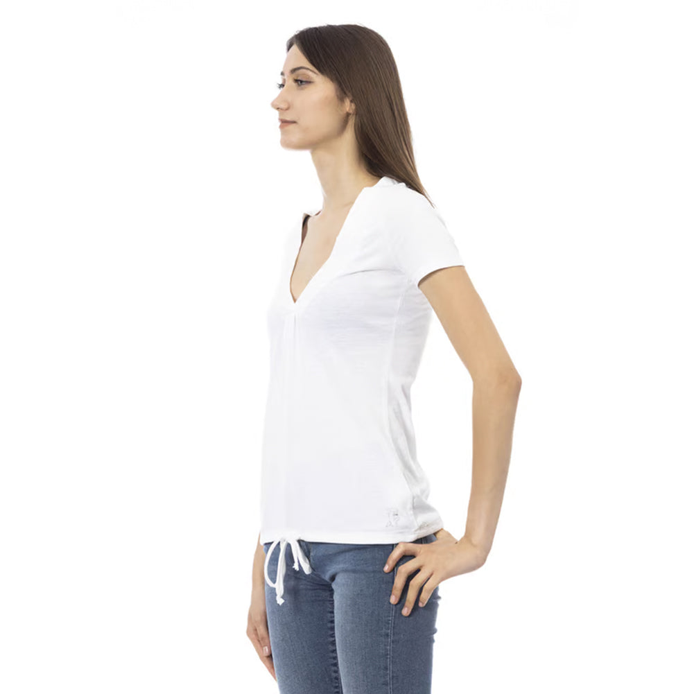 TRUSSARDI Action Dames T-shirt Wit 2BT11001