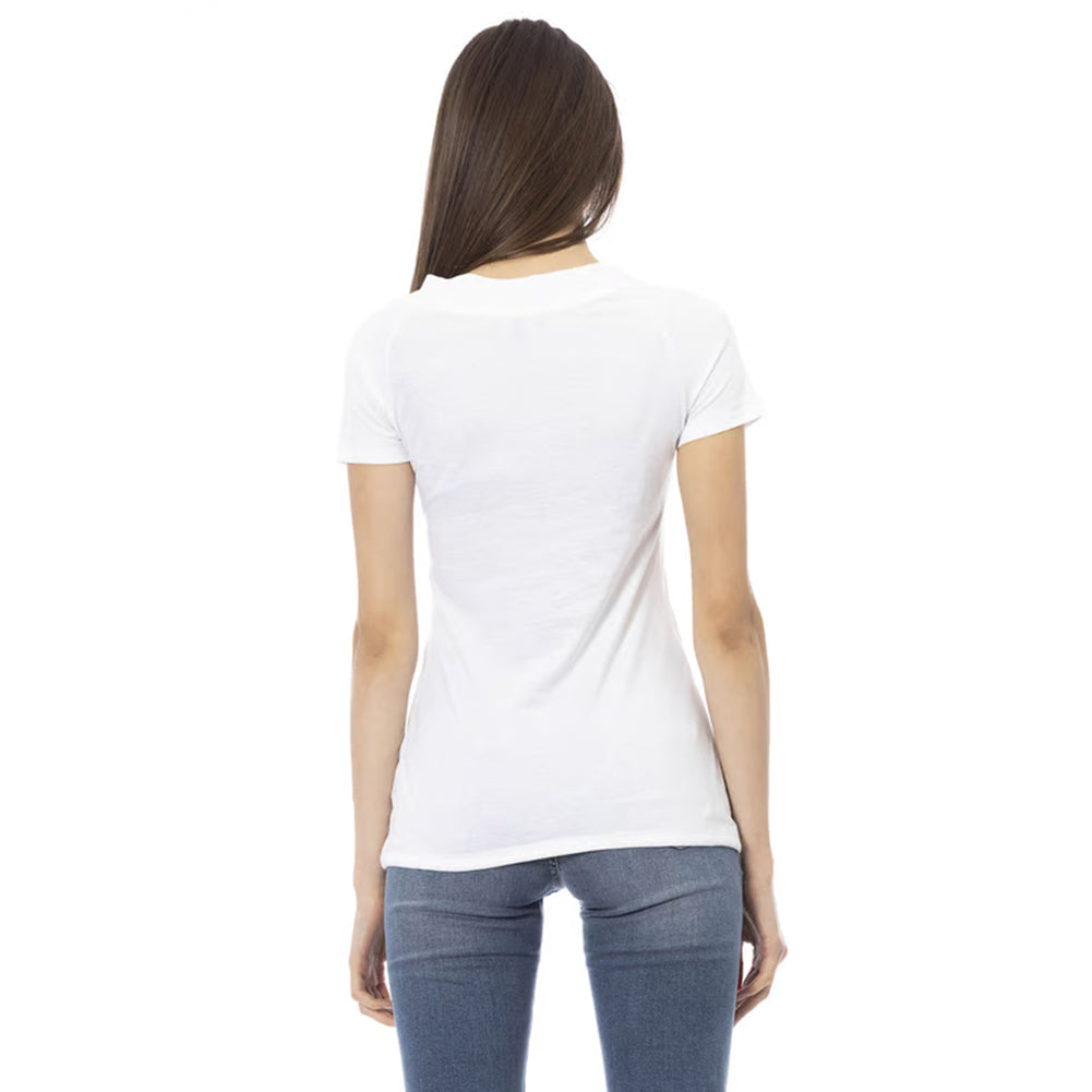 TRUSSARDI Action Dames T-shirt Wit 2BT11001