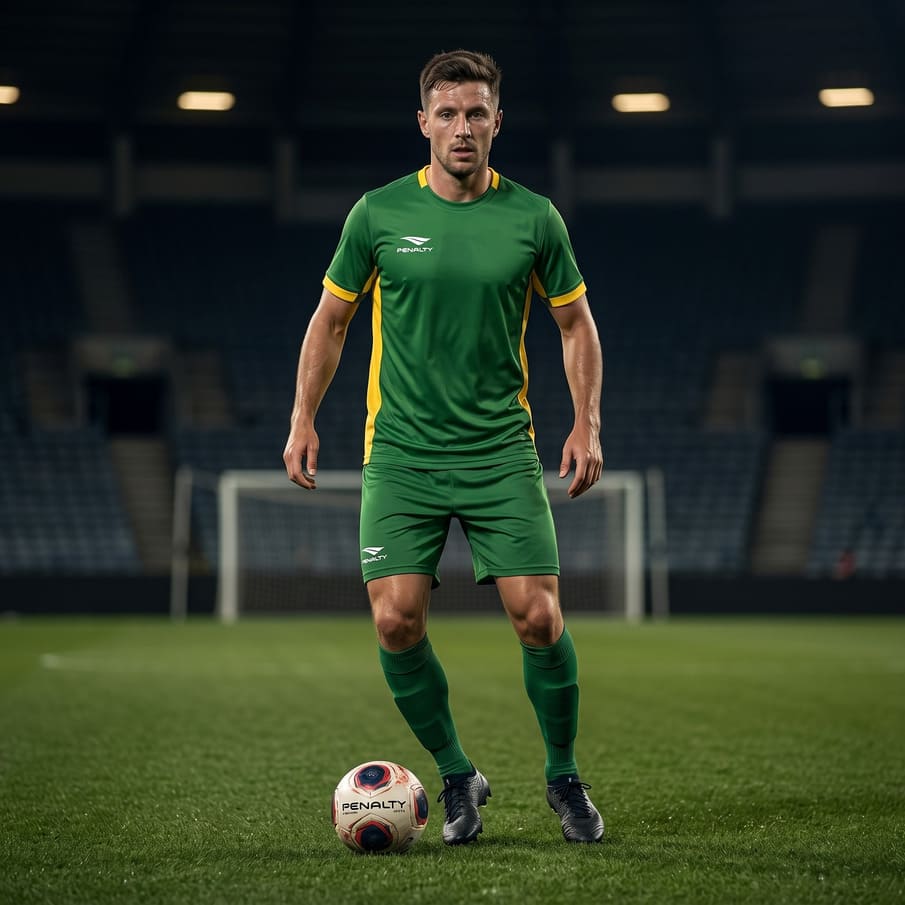 PENALTY Heren Thuisshirt-set 2-delig Groen/Geel 3.085.025.040