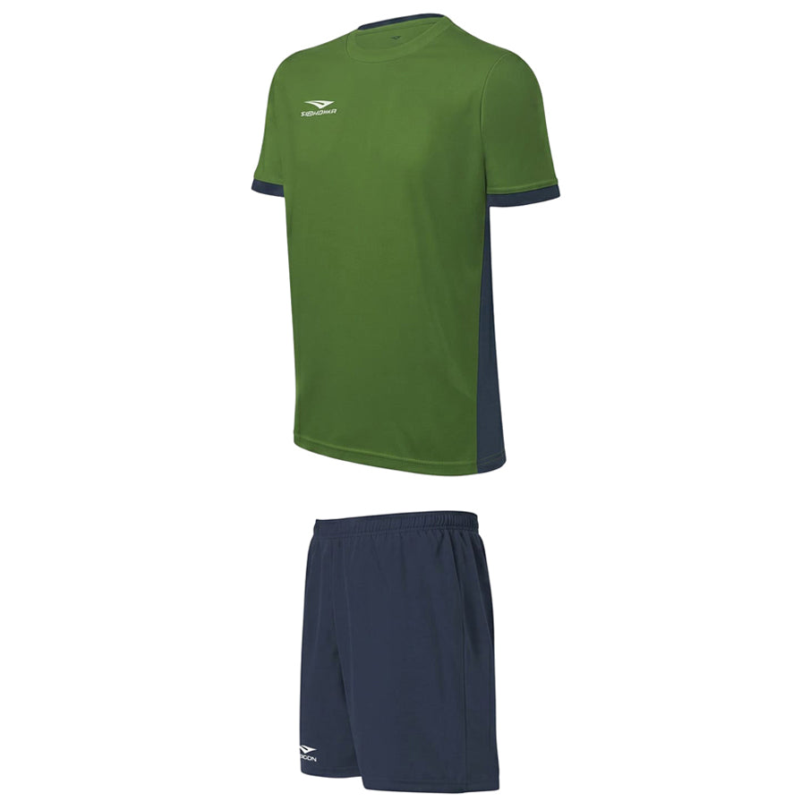 PENALTY Max heren voetbaltenue 2-delig groen/navy 3.085.025.330