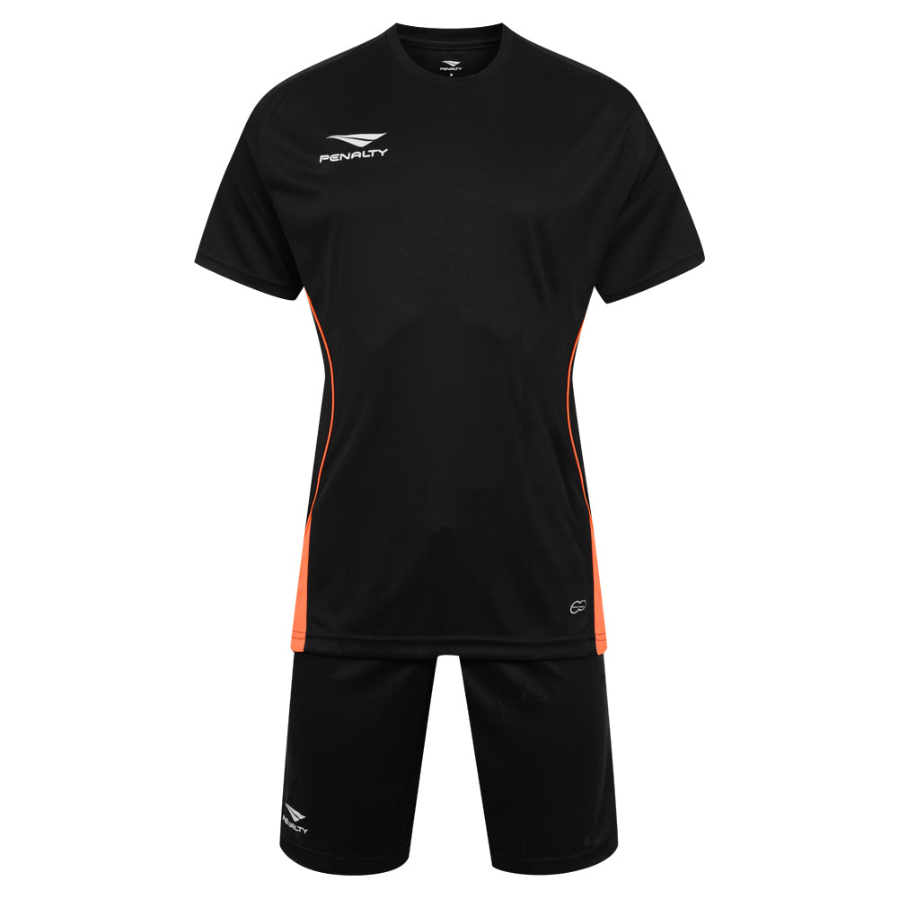 PENALTY Victoria Heren Shirt-set Black/Fluo Orange 3.085.039.602