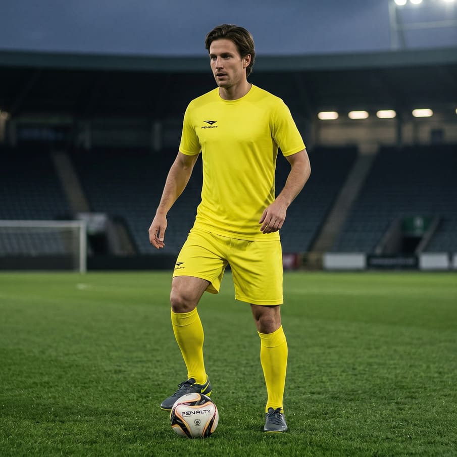 PENALTY Urban Heren Shirt-Set 2-delig Fluo Yellow 3.085.102.100