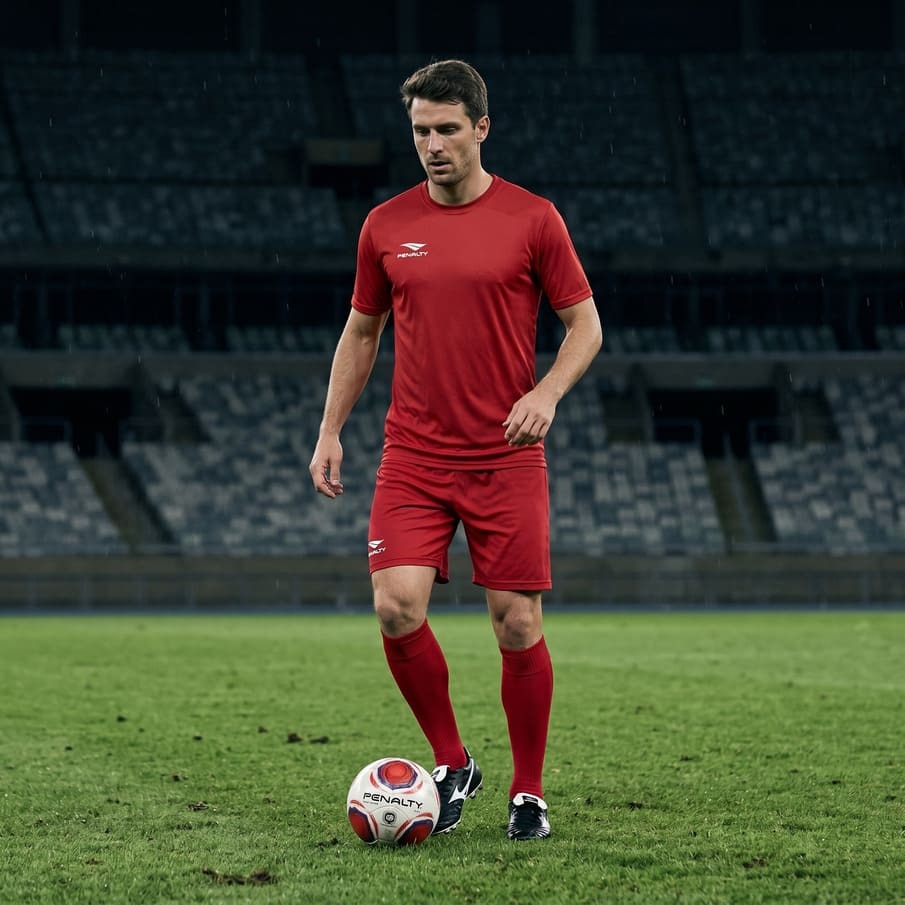 PENALTY Urban heren T-shirt-set 2-delig Rood 3.085.104.000