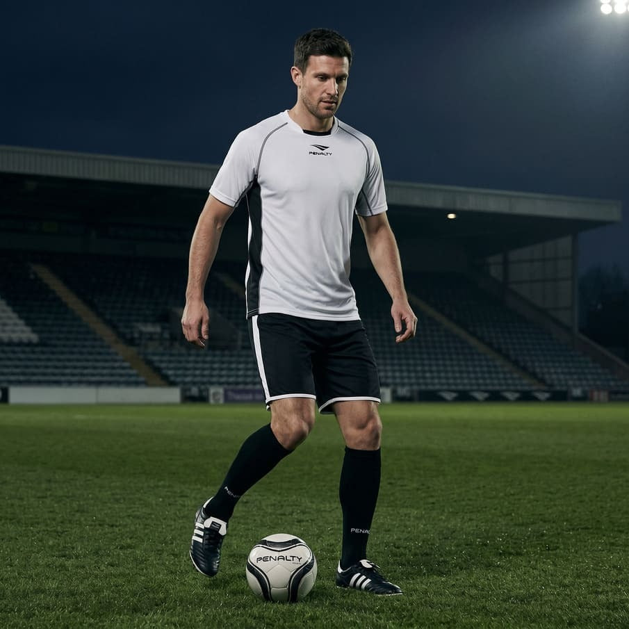 PENALTY Nationale Heren T-shirtset 2-delig Wit/Zwart 3.085.111.110