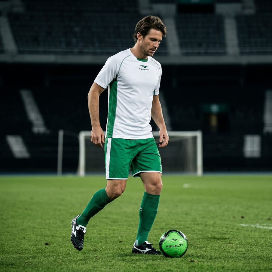 PENALTY Nationaal Heren Trainingspak 2-delig Wit/Groen 3.085.111.551