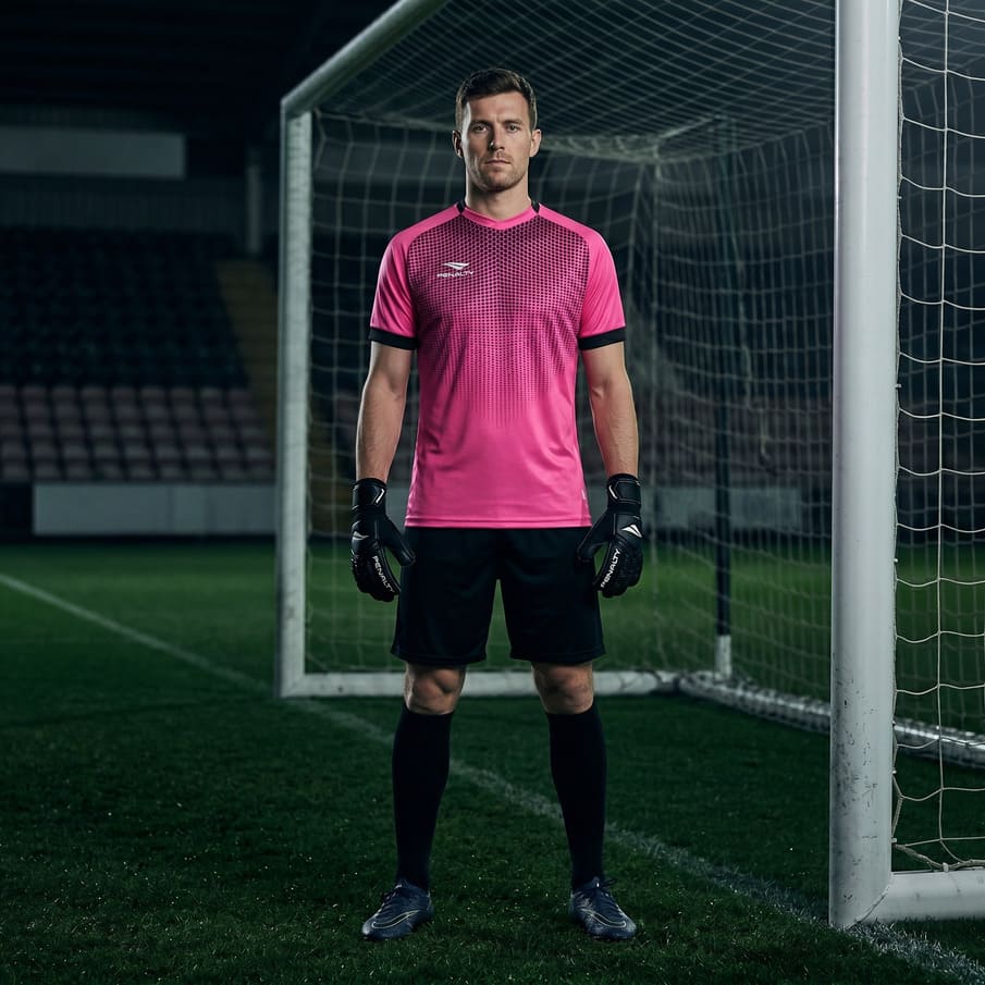 PENALTY Delta Heren Doelmanstenue Fluo Roze/Zwart 3.115.027.550