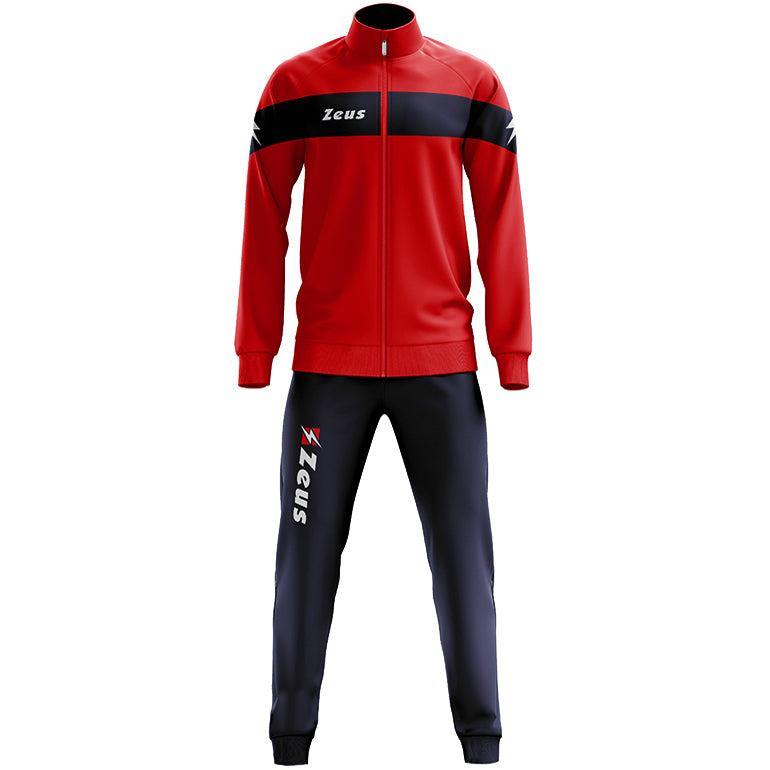 Zeus Tuta Apollo Heren Trainingspak Rood Navy