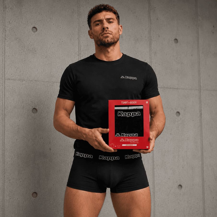 Kappa Heren Set: Boxershorts + T-shirt 371D1PW