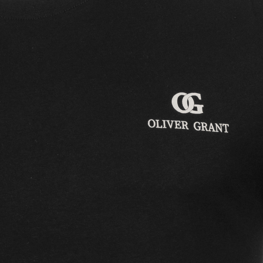 OLIVER GRANT® Heren Onderhemden Rondhals 2-pack zwart 39493133