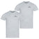 Sergio Tacchini Heren Onderhemden Rondhals 2-pack grijs 39493436 – S