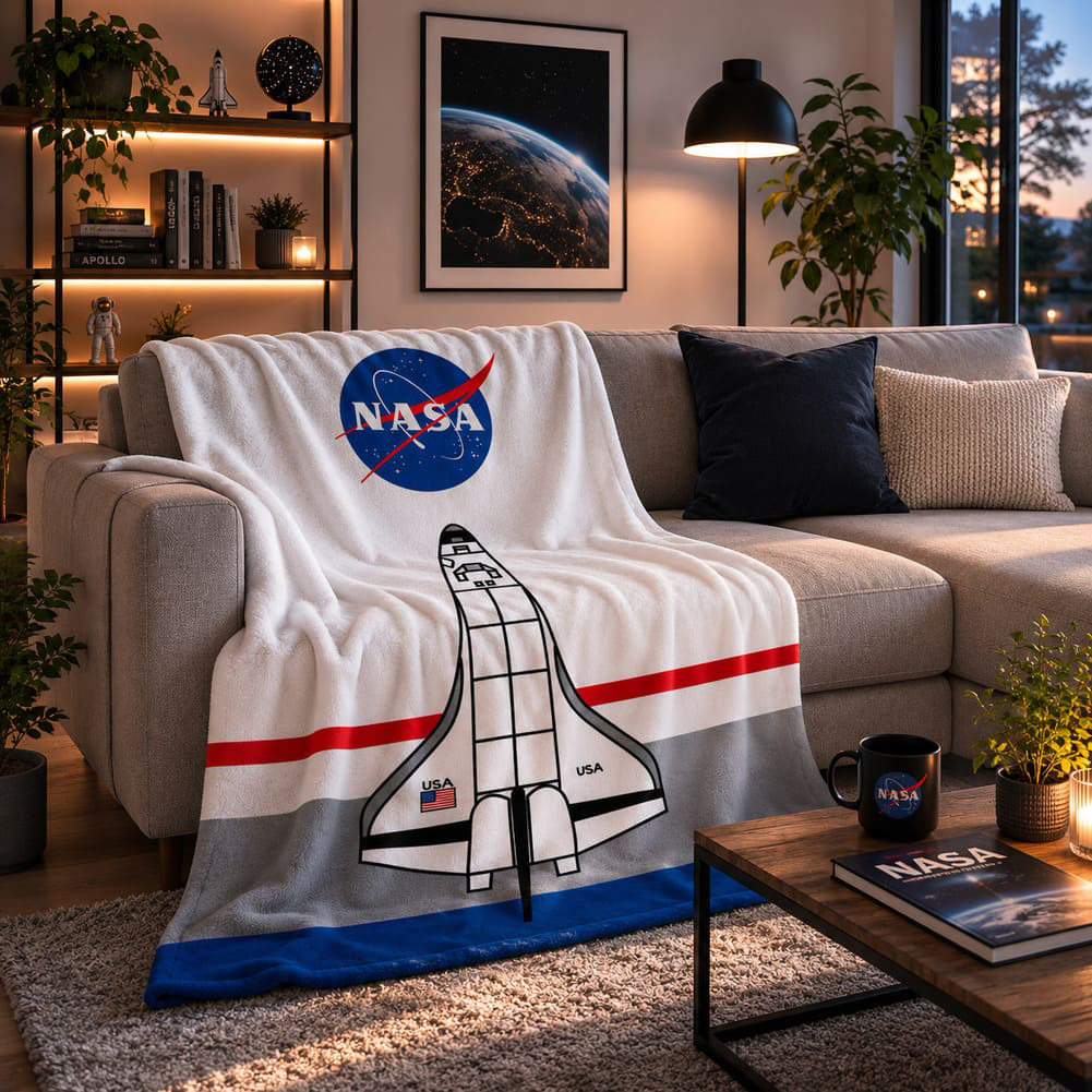 NASA Plaid 130 x 170 cm 4006891966902