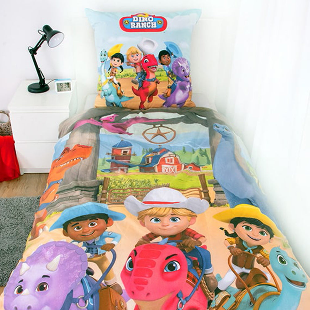 Dino Ranch Beddengoedset 135 x 200 cm + 80 x 80 cm 4434601050