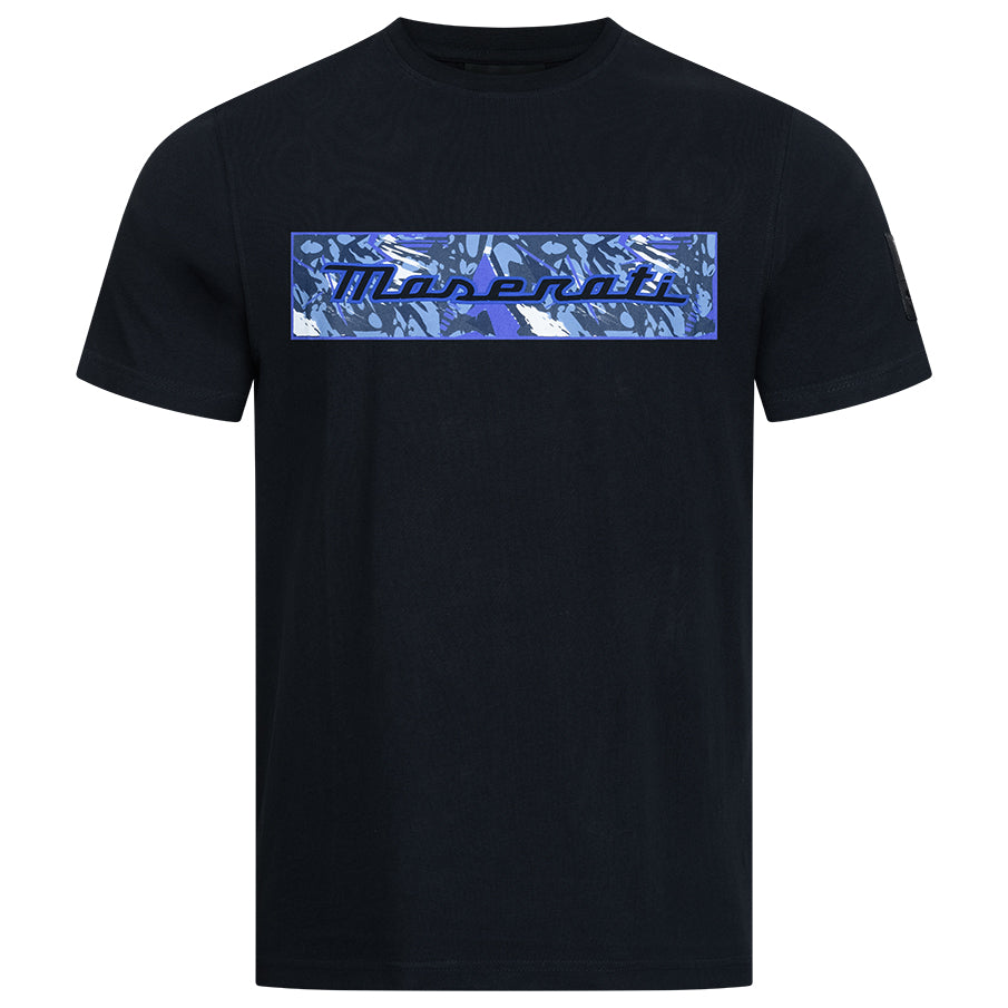 Maserati x North Sails Script Splash T-Shirt zwart 4530230000999480