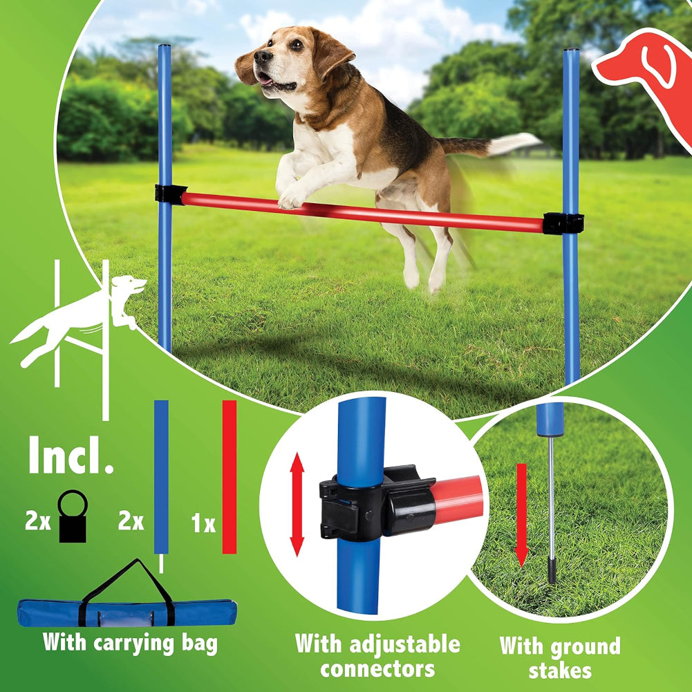 maxxpro Agility Spring Stick - Set Agility voor honden 47432