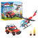 Zuru - MAX CITY Brandweer + Helikopter 265-dlg. Speelset 4894680033153 – Eén maat
