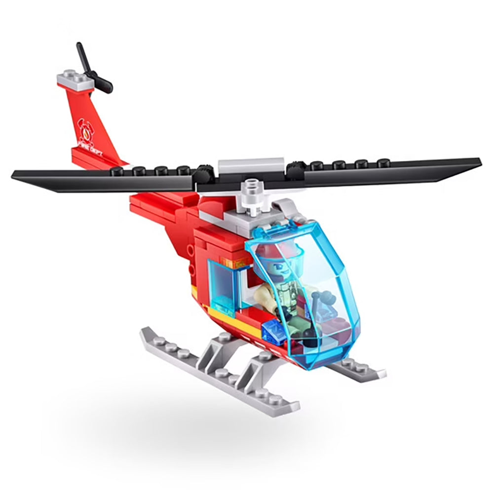 Zuru - MAX CITY Brandweer + Helikopter 265-dlg. Speelset 4894680033153