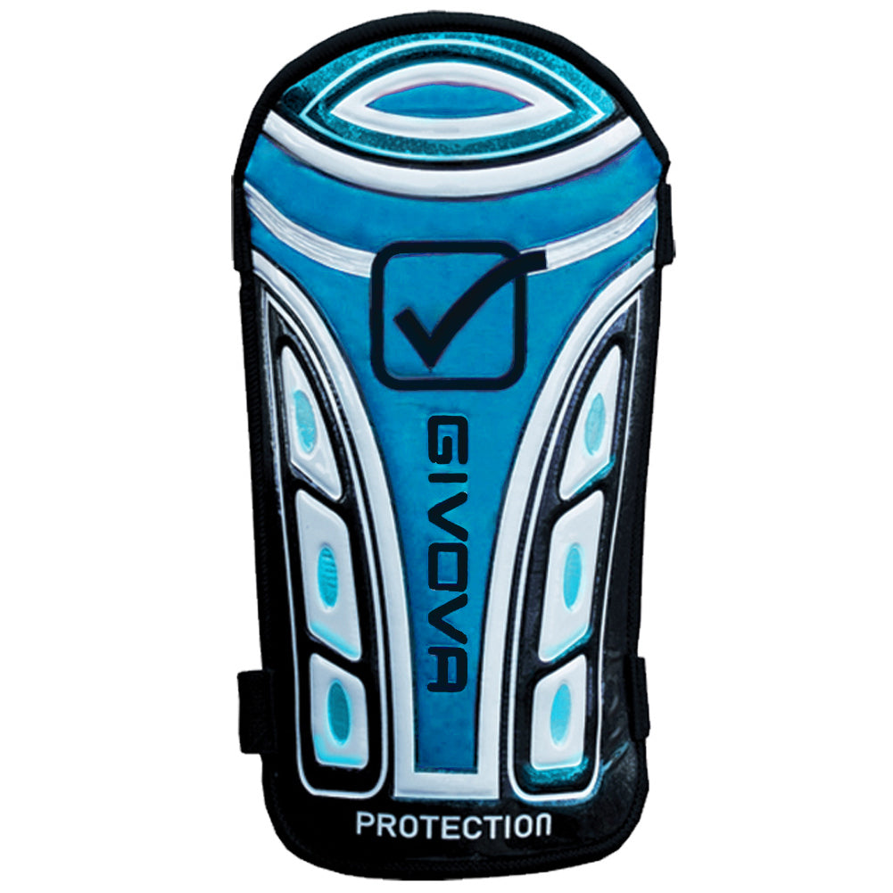 Givova Scheenbeschermer "Parastinco Protection" zwart / blauw