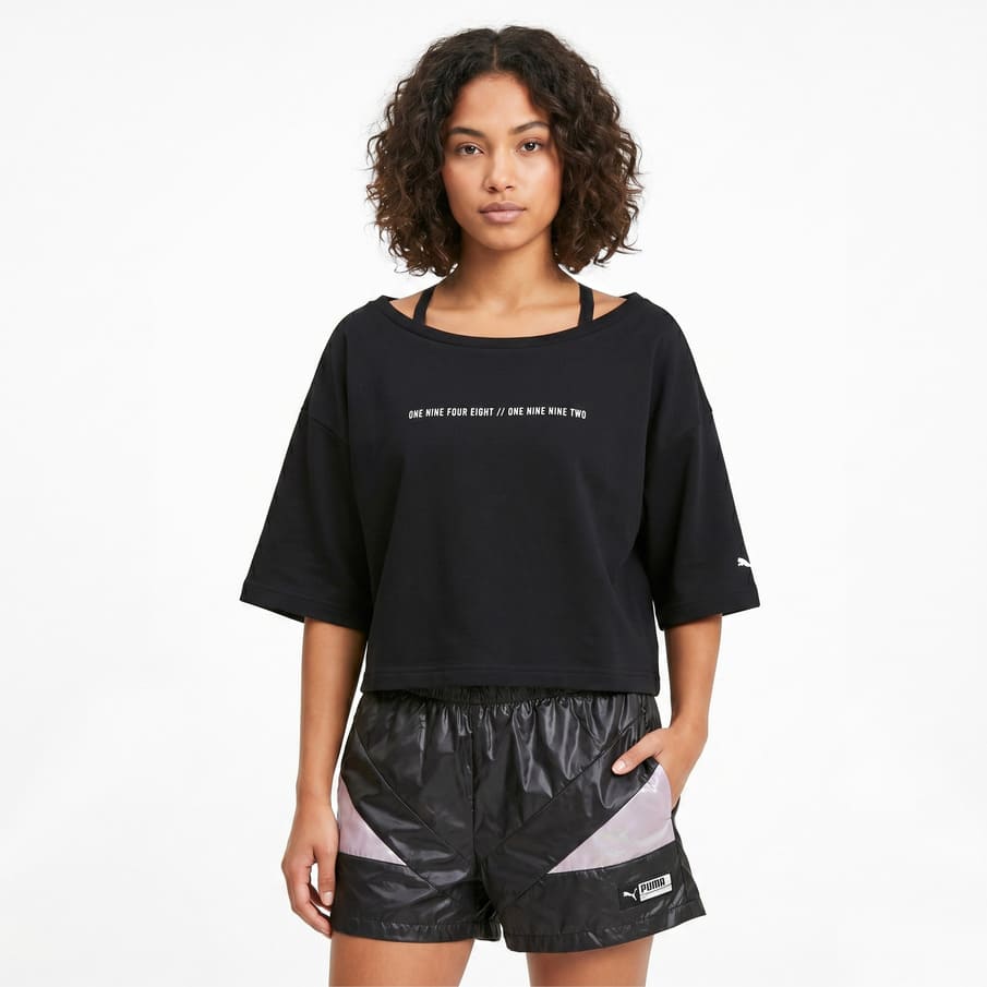 PUMA x SELENA GOMEZ Cropped Premium T-shirt Dames 579782-03