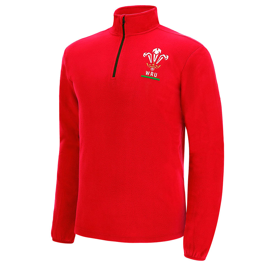 Wales WRU macron Rugby XV Heren Fleece Sweatshirt 58140005