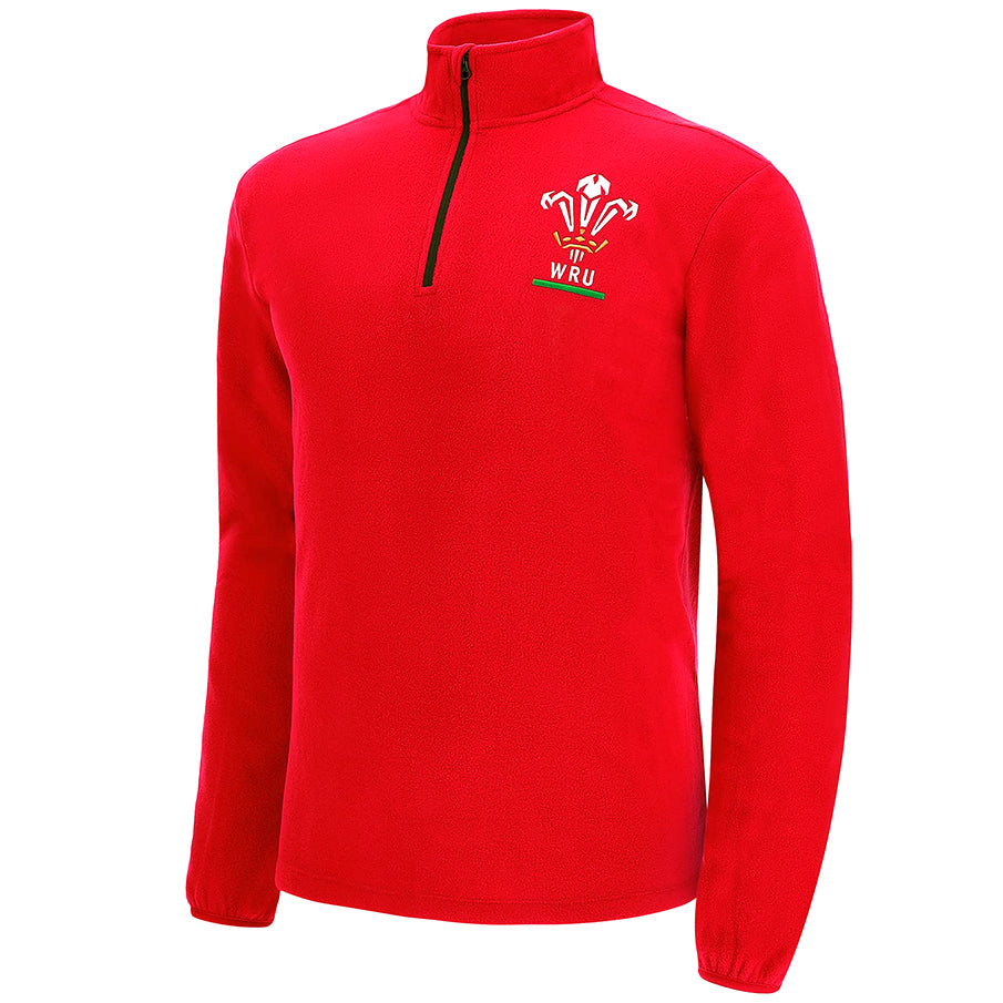 Wales WRU Macron Rugby XV Kinderfleece-Sweatshirt 58140006
