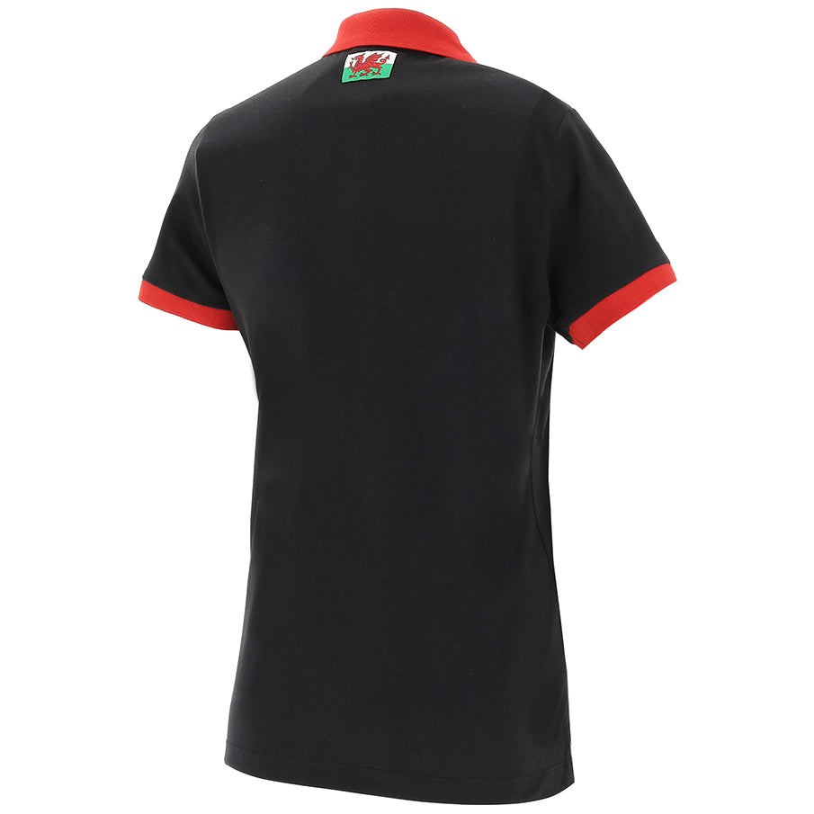 Wales WRU macron Rugby Dames Poloshirt 58195719