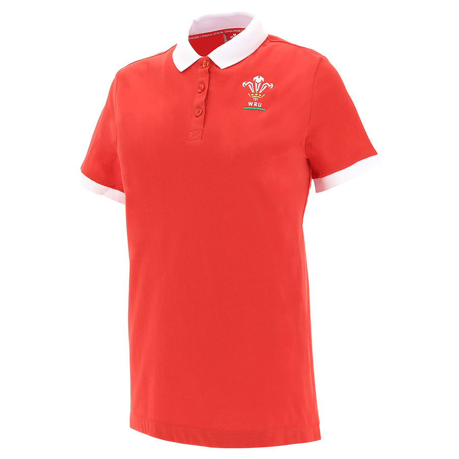 Wales WRU macron Rugby damespoloshirt 58195720
