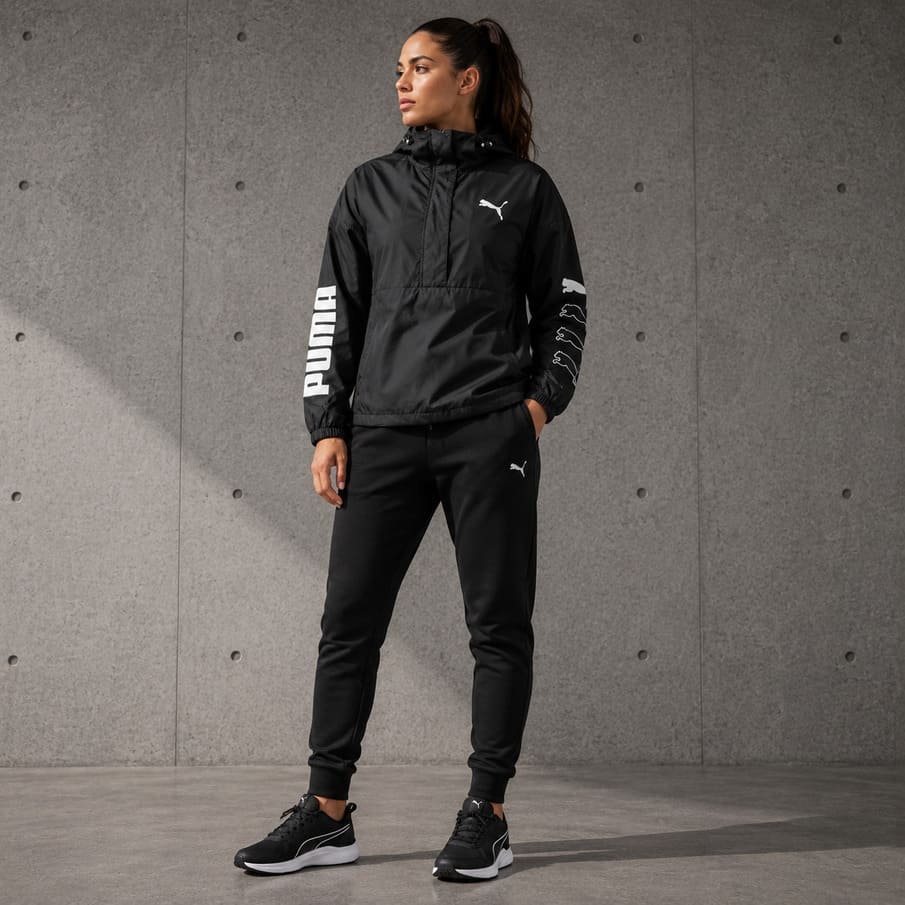 PUMA Damesjack met halflange rits 582730-01