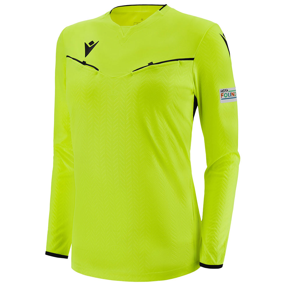 UEFA macron Scheidsrechtersshirt met Lange Mouwen voor Dames 58575163