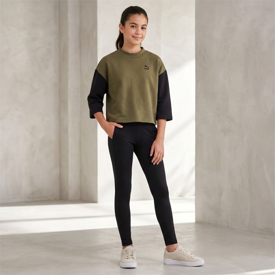 PUMA Evo Crew Sweat meisjes sweatshirt 592677-14