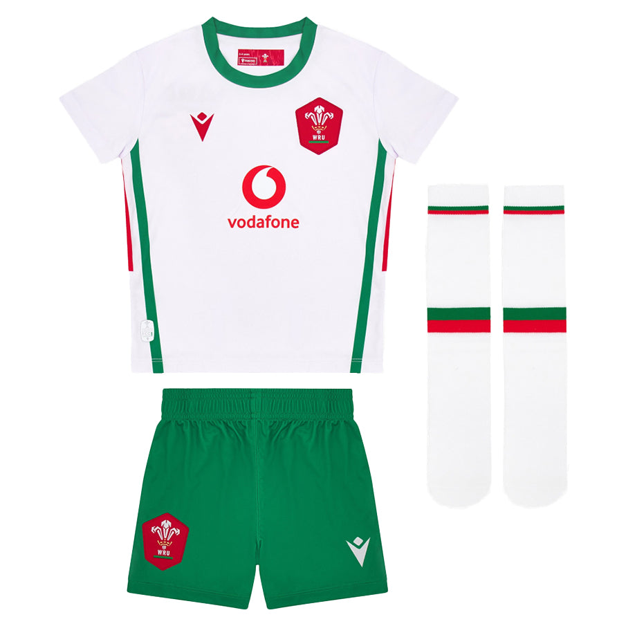 Wales WRU Macron Rugby Baby/Peuter Tenue 60004627