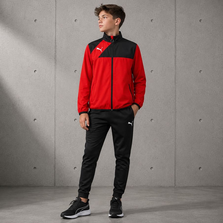 PUMA Esquadra Poly Jacket Kinder Trainingsjack 654386-14J