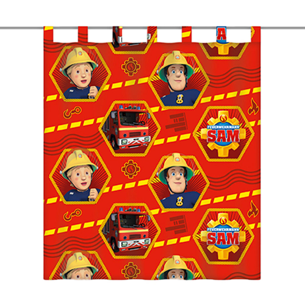 Brandweerman Sam Gordijn 140 x 160 cm 6670236001215