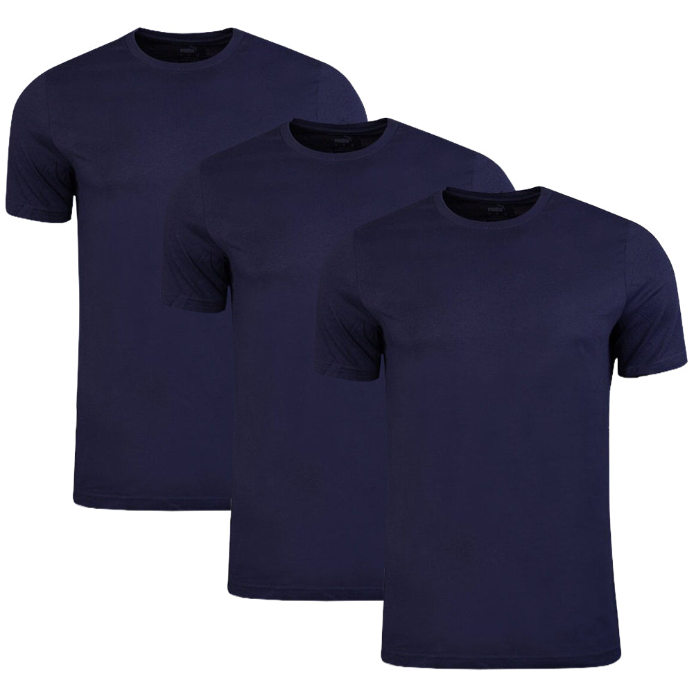 PUMA Kinder T-shirt 3-pack blauw 683577-02-3