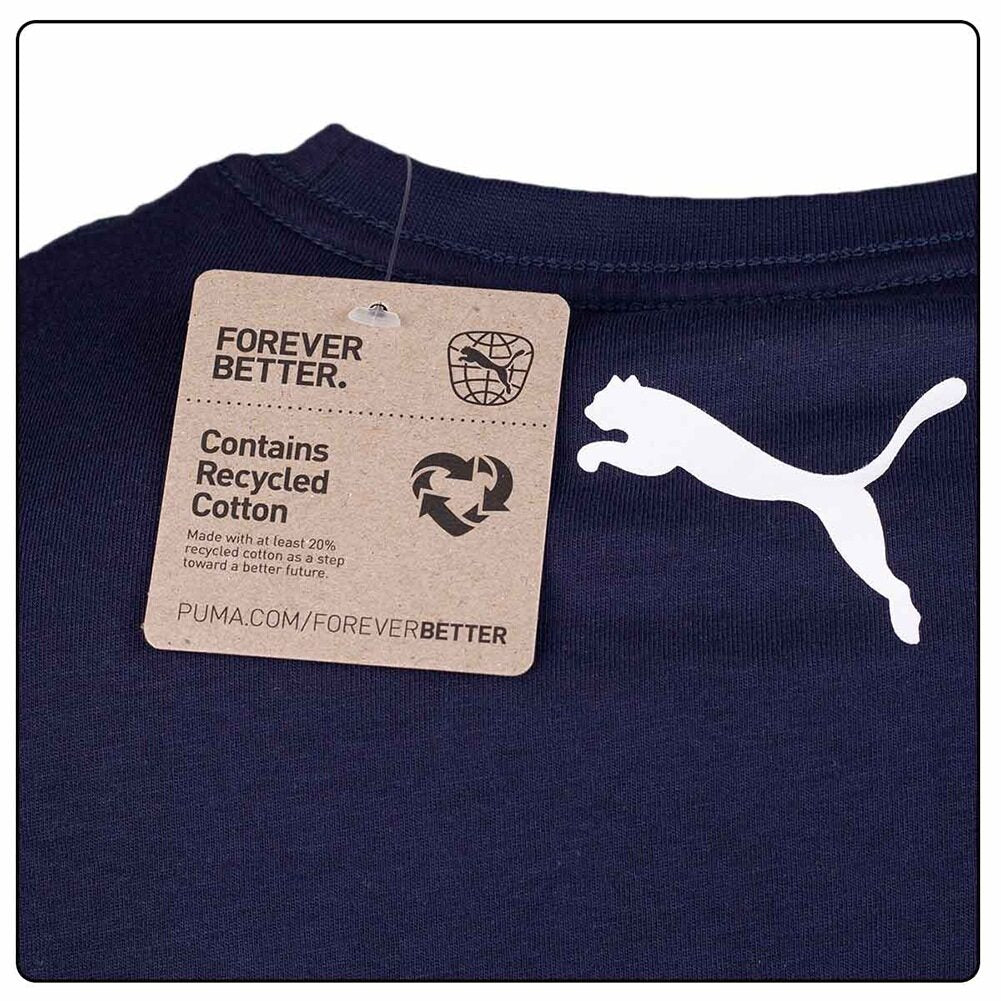 PUMA Kinder T-shirt 3-pack blauw 683577-02-3