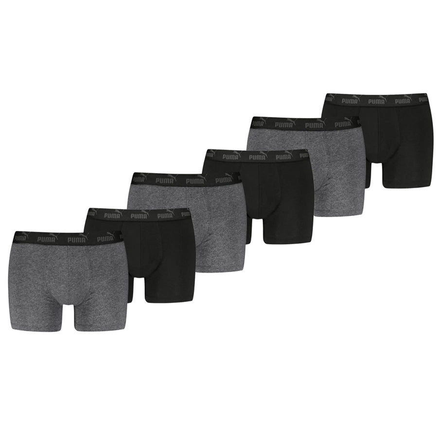 PUMA Elements Basic Boxershorts voor heren 6-pack 701232894-006