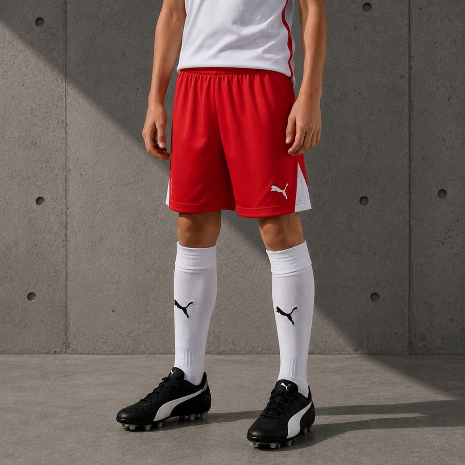 PUMA voetbal kindershort 701275-01J