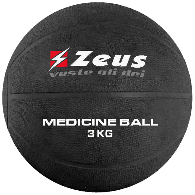 Zeus Medicijnbal 3 kg zwart