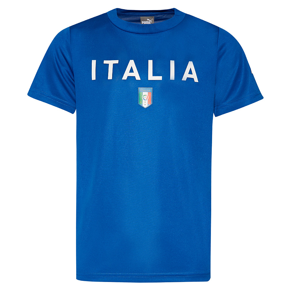 Italië FIGC PUMA Kinder Fan T-shirt 749112-01
