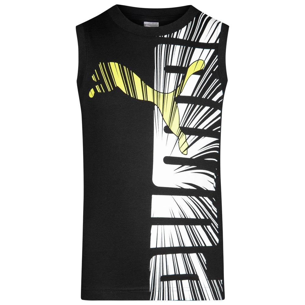 PUMA Jongens Graphic Tank Top T-shirt Muscle Shirt 833925-01