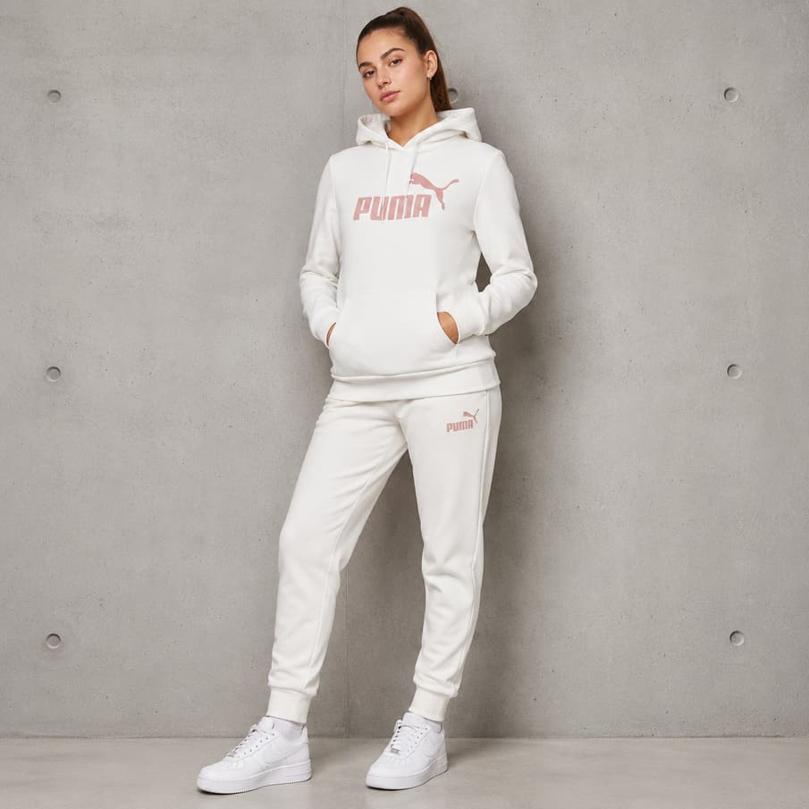 PUMA ESS+ Metallic Logo Hoodie voor dames 849958-13
