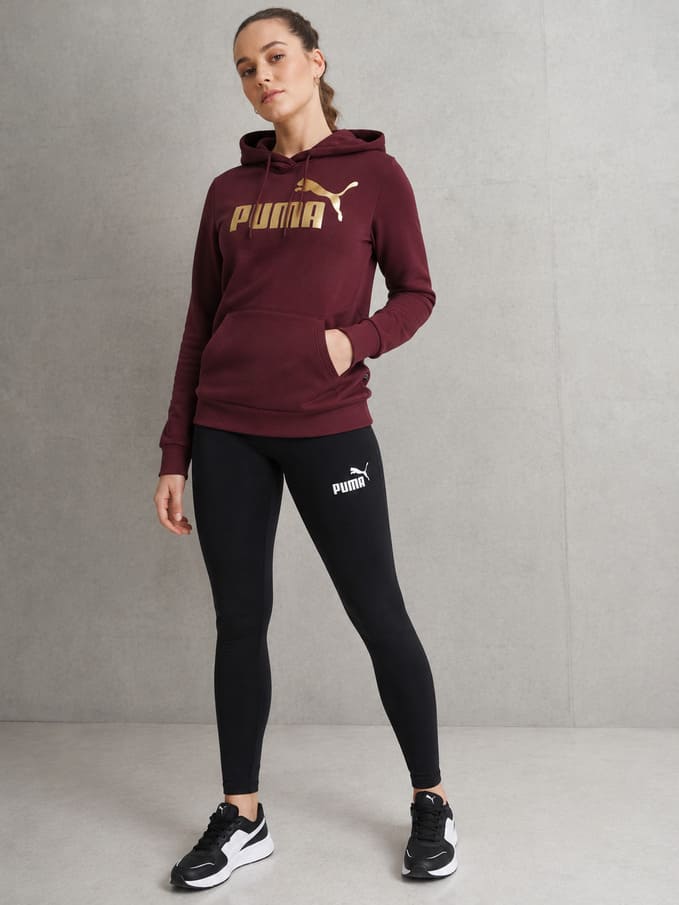 PUMA ESS+ Metallic Logo Hoodie voor dames 849958-42
