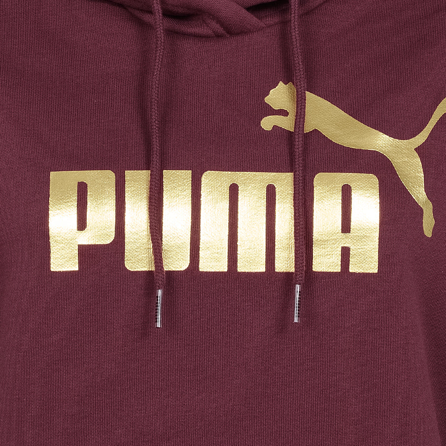 PUMA ESS+ Metallic Logo Hoodie voor dames 849958-42