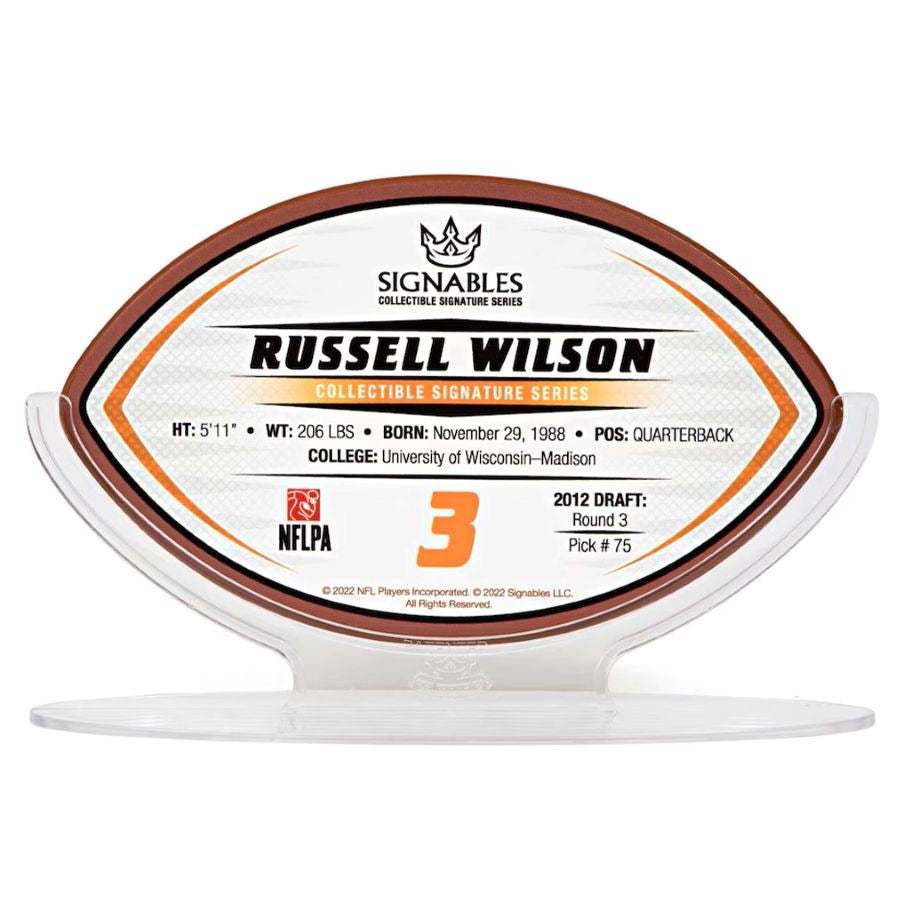 Denver Broncos Russell Wilson #3 NFL Verzamelobject 17,8 cm 850032256582