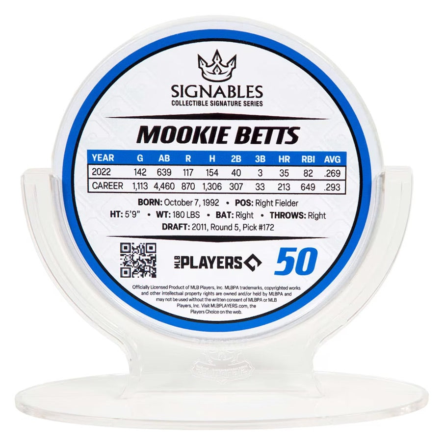 Los Angeles Dodgers Mookie Betts #50 MLB Verzamelobject 13 cm 850032256797