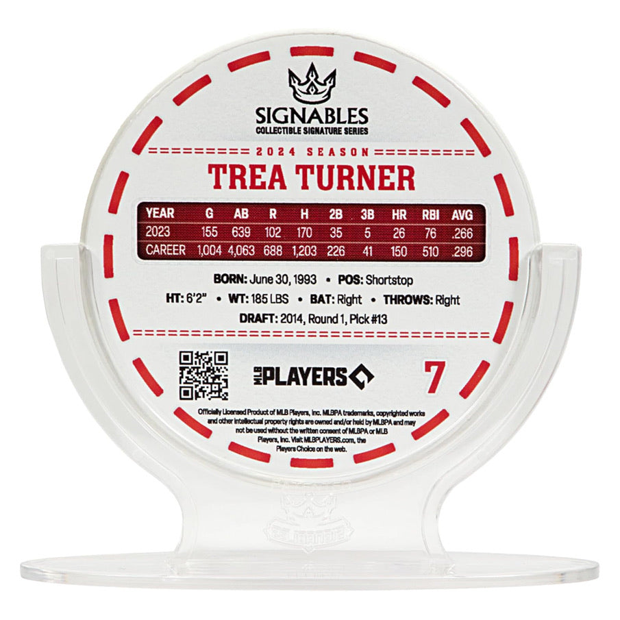 Philadelphia Phillies Trea Turner #7 MLB Verzamelstuk 13 cm 850056417181